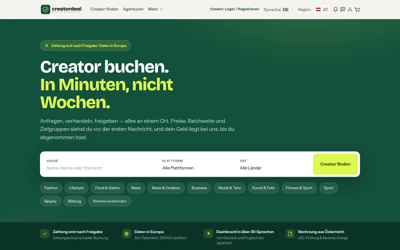 Suchen oder stöbern