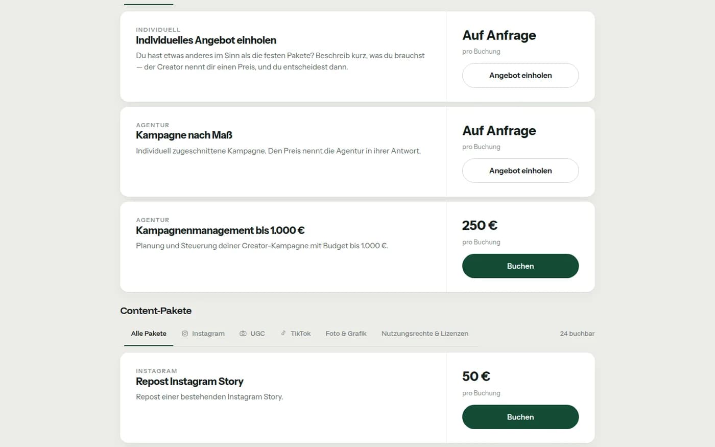 Die Pakete