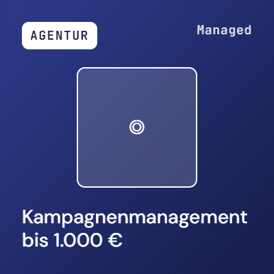 Kampagnenmanagement bis 1.000 € image